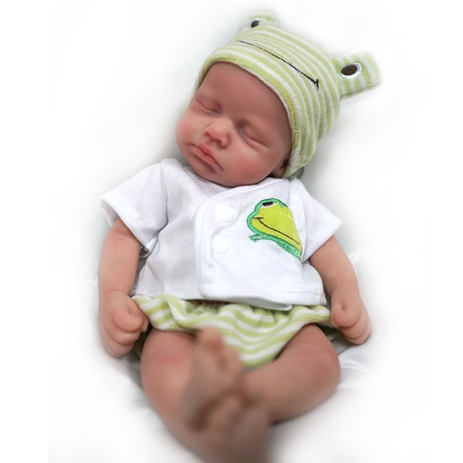 Reborn Baby Doll Silicone Realistic - Реалистичная силиконовая мини-Кукла-младенец для мальчиков, 12
