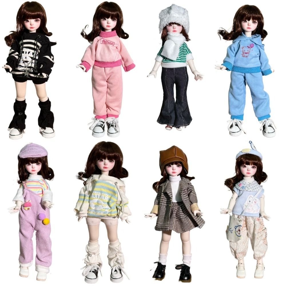 Bjd Doll 1 6 Full Set With Clothes - 1/6 кукла BJD, платье, модная кукла
