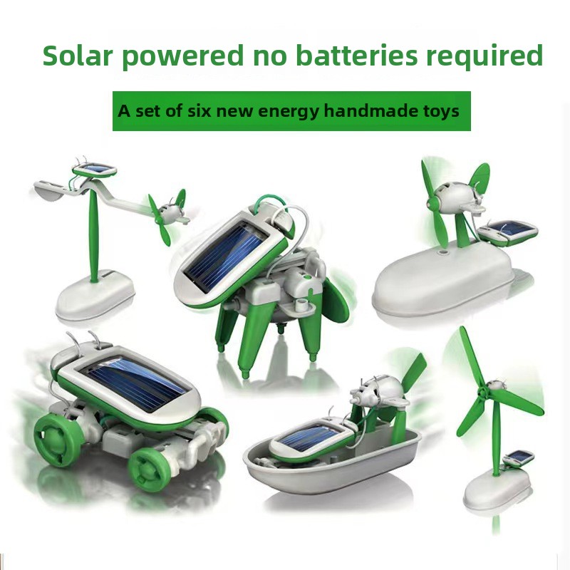 Stem Solar Robot Kit For Kids - Наборы роботов 6 в 1, сделай