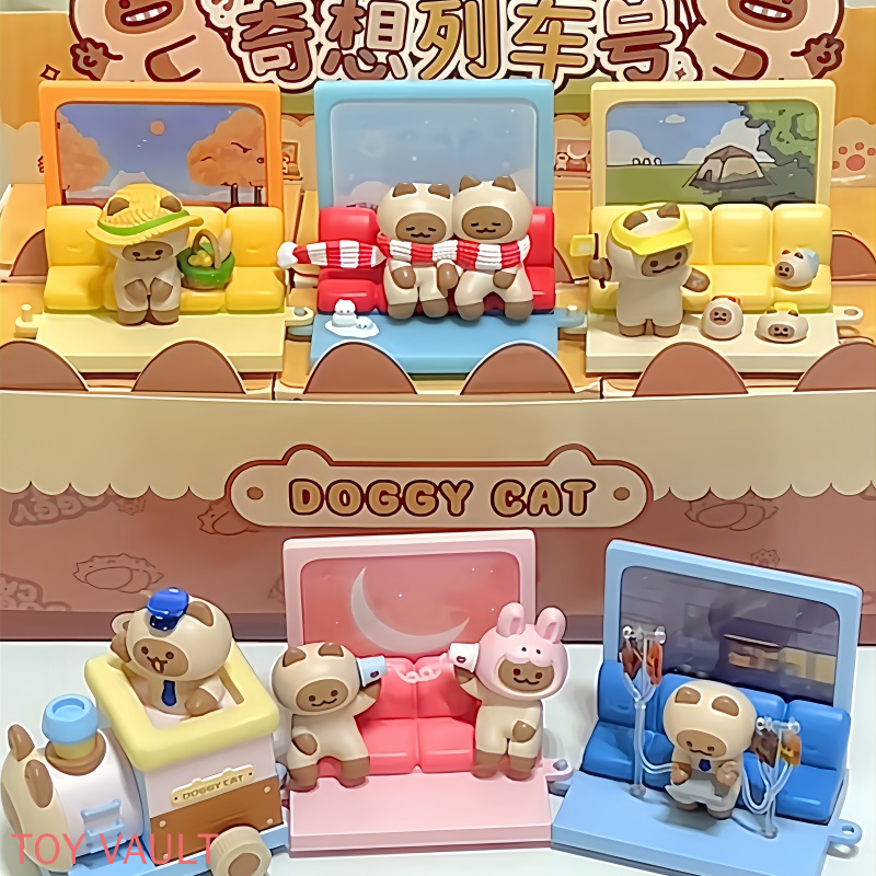 Anime Action Figure Blind Box - Оригинальные фигурки Kkv Doggy Cat Fantasy