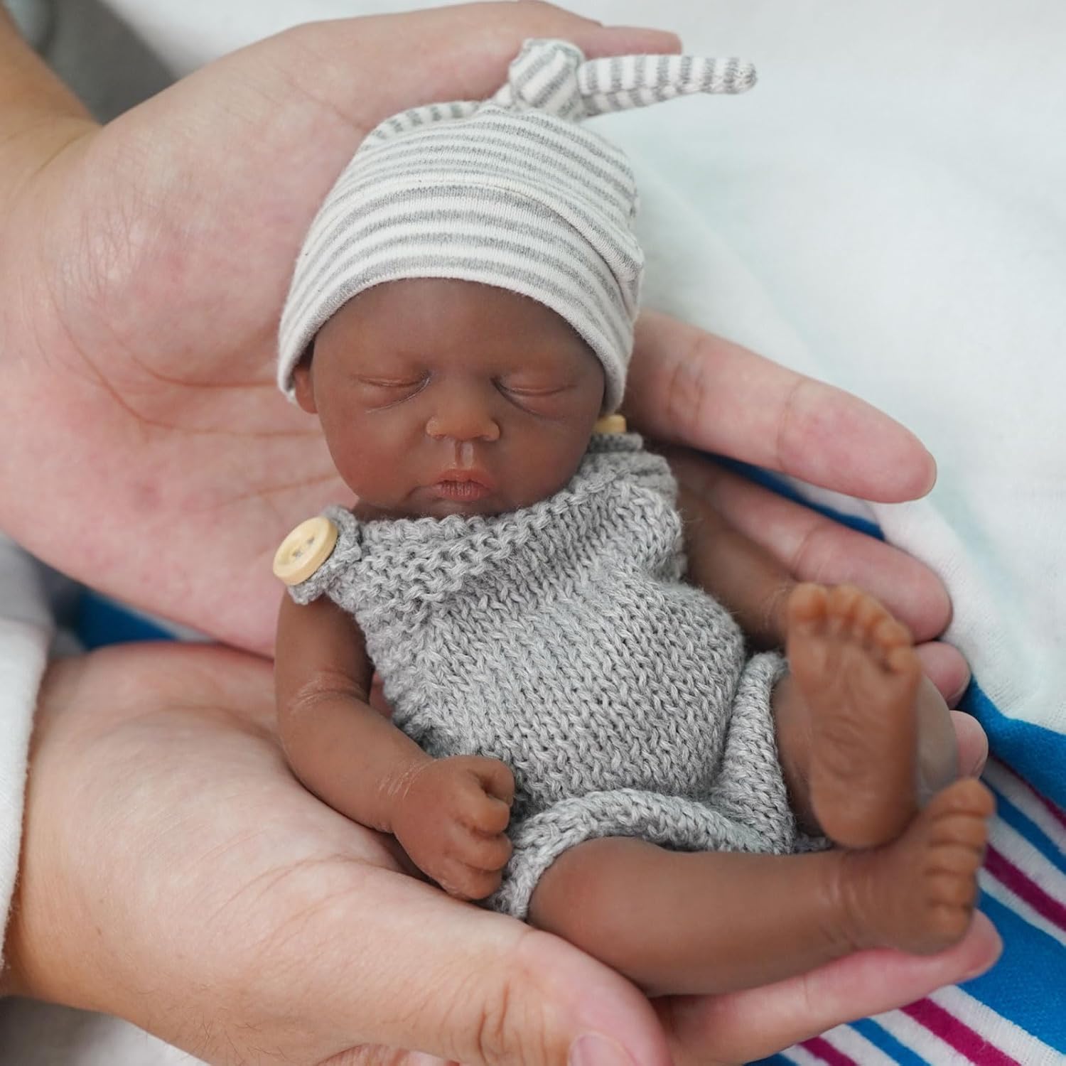 Reborn Baby Doll Silicone Realistic - Куклы реборн, 7-дюймовые полностью силиконовые куклы,