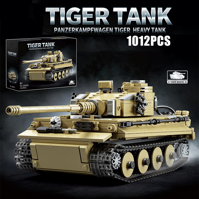 Lego Compatible Military Tank - Военный конструктор из 1000 деталей: модель