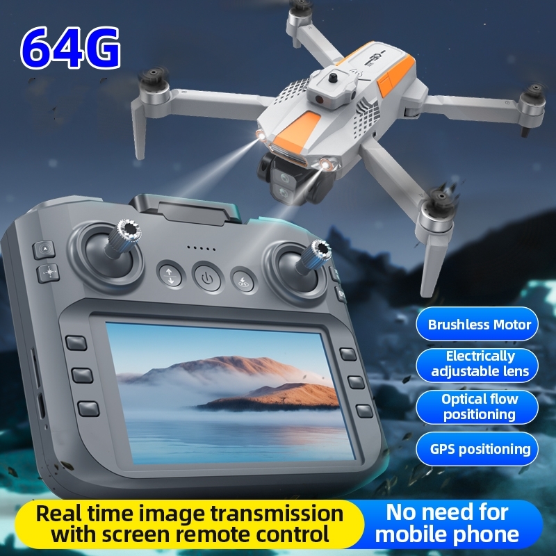 Fpv Brushless Rc Drone 4K - LF669 FPV Дрон 5G 4,5-дюймовый ЖК-экран