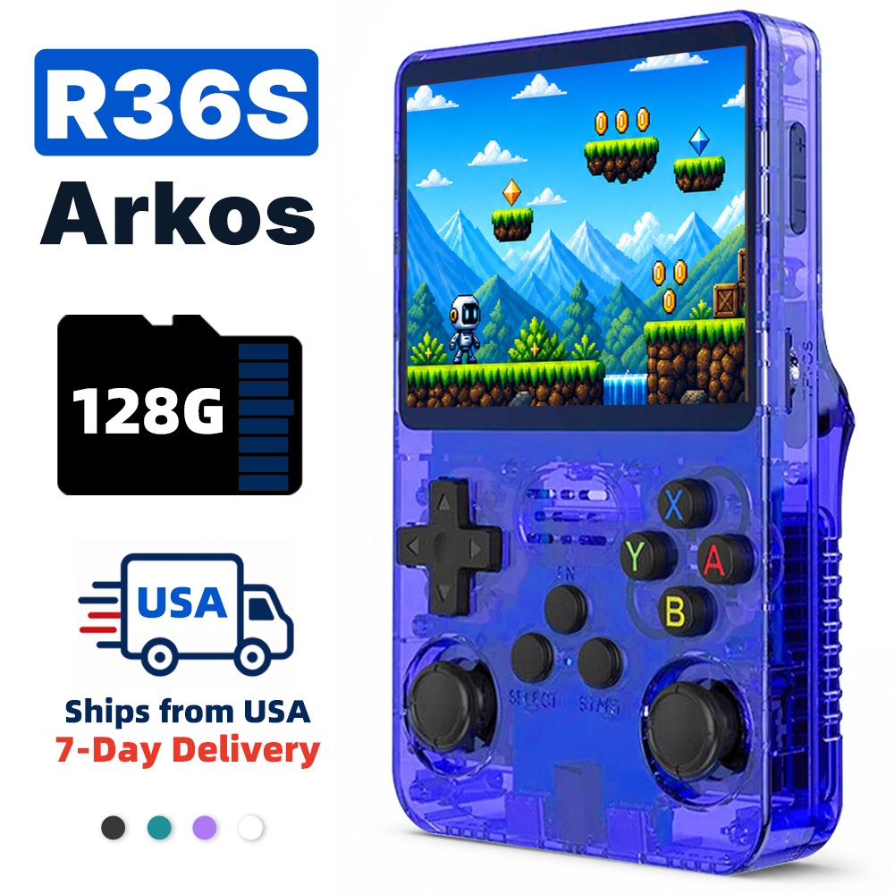 Retro Handheld Game Console R36S - Портативная игровая консоль 2026 Retro с