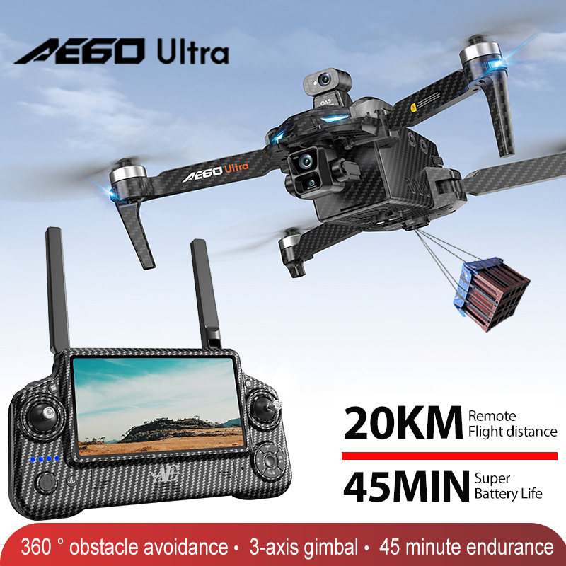 Fpv Brushless Rc Drone 4K - AE60 GPS Дрон Профессиональная камера 8K