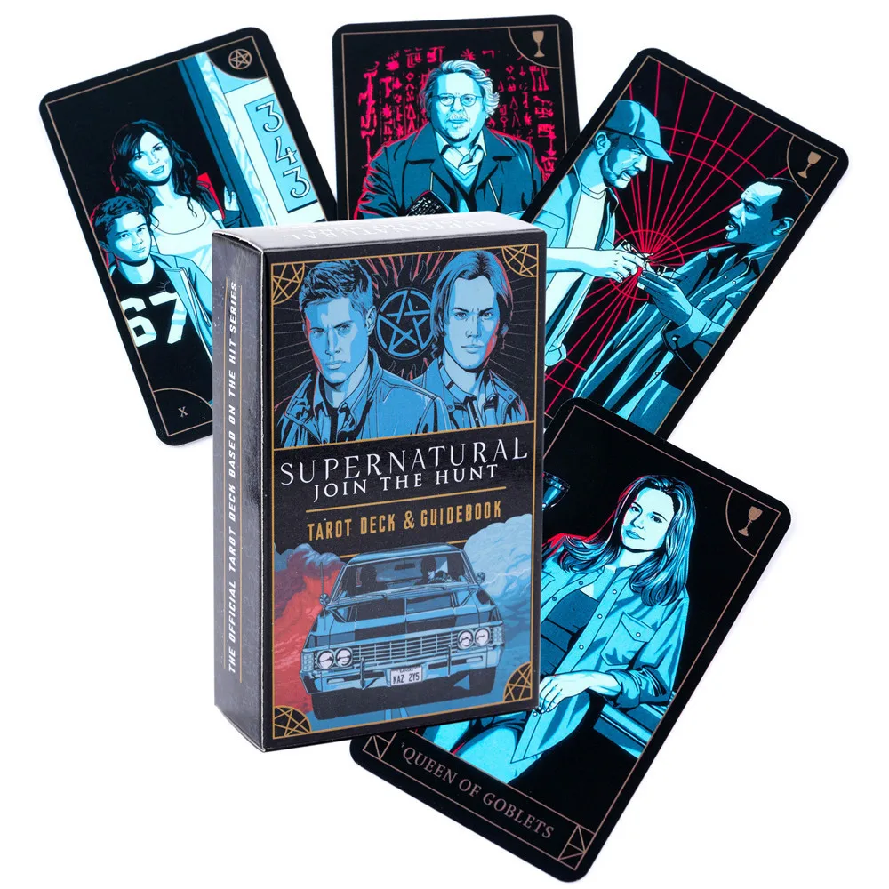 Tarot Cards Deck With Guidebook - Набор карт Таро «Сверхъестественное» с руководством,