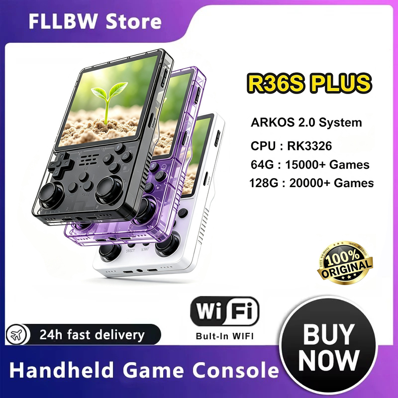 Retro Handheld Game Console R36S - Оригинальная портативная игровая консоль Arkos R36s