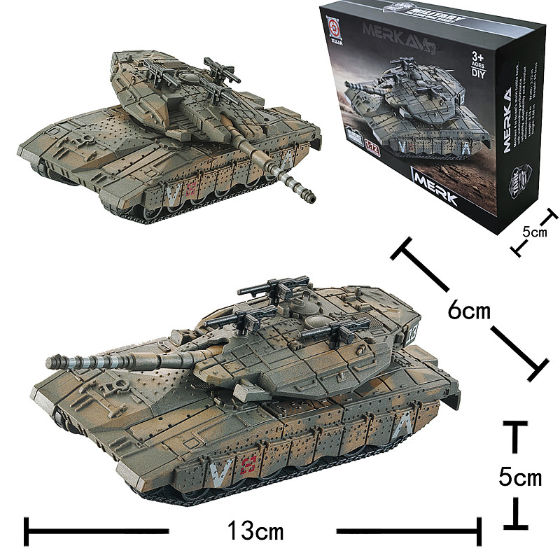 Lego Compatible Military Tank - 1/72 Израильская модель основного боевого танка