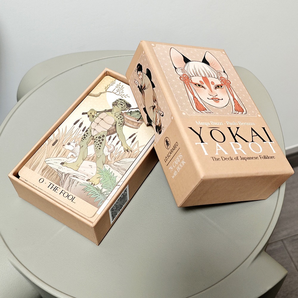 Tarot Cards Deck With Guidebook - Карты Таро Йокай, 78 шт., японская