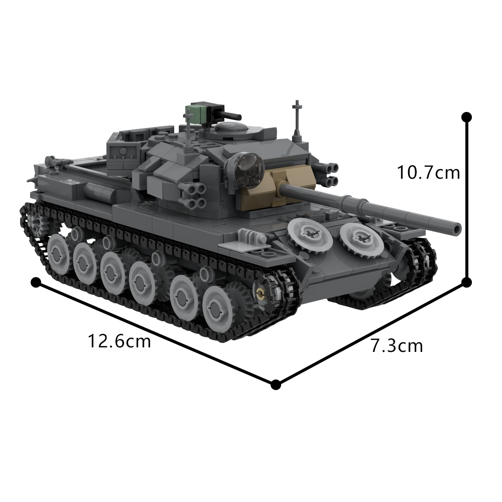 MOC Centurion mk. Конструктор  – обзор и цена Lego Compatible Military Tank