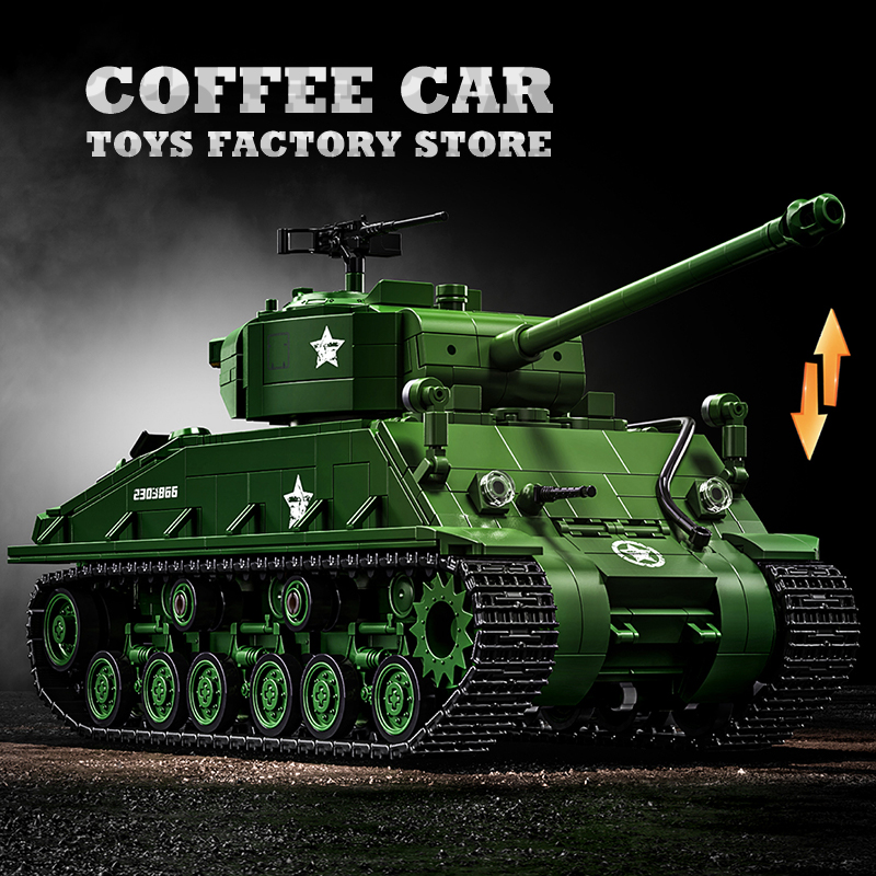 Конструктор-головоломка M4 для – обзор и цена Lego Compatible Military Tank