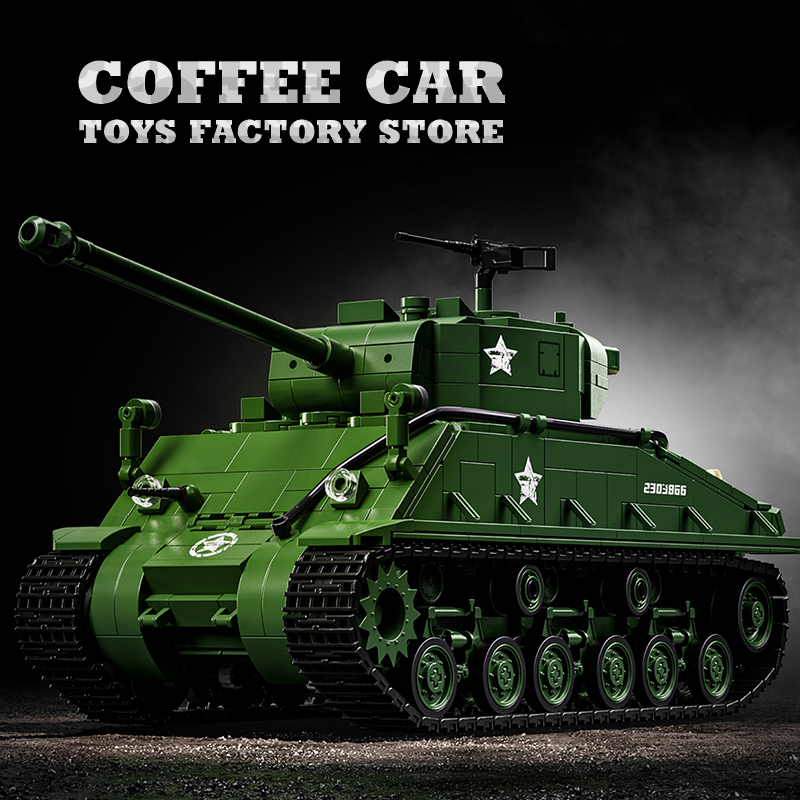 Конструктор-головоломка M4 для – обзор и цена Lego Compatible Military Tank