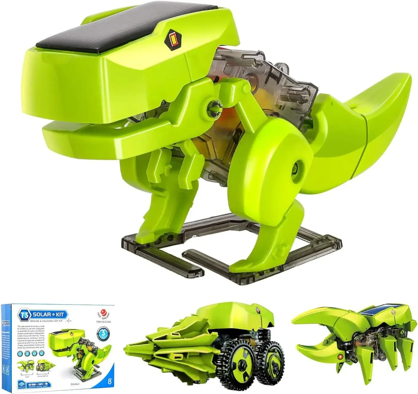 Сборная детская игрушка 3 в 1, – обзор и цена Stem Solar Robot Kit For Kids