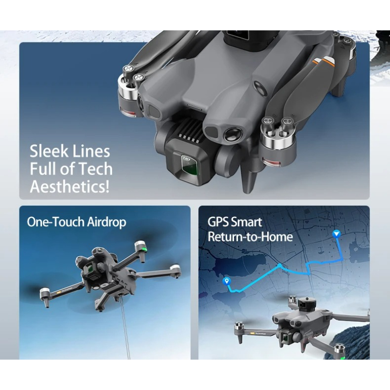 Новый радиоуправляемый FPV-дро – обзор и цена Fpv Brushless Rc Drone 4K