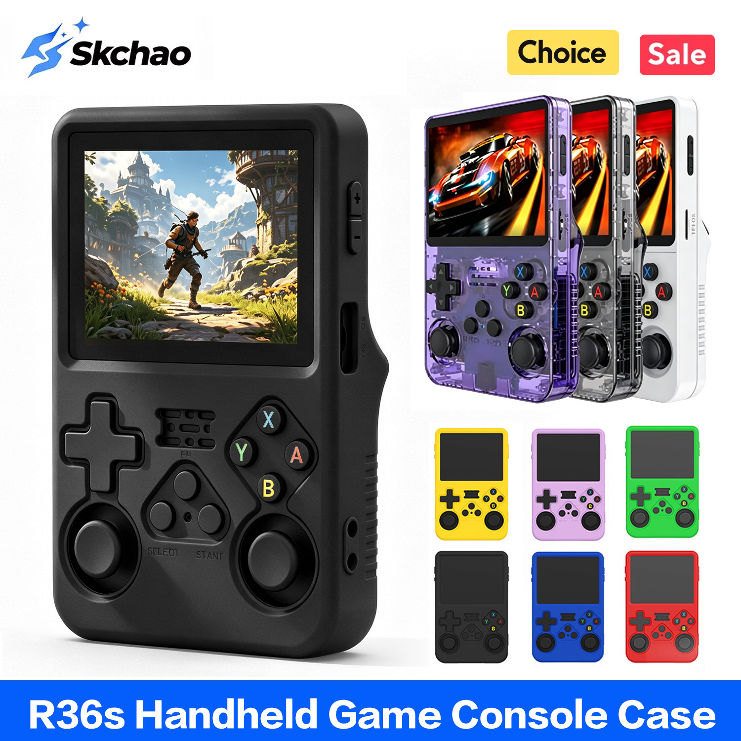 Защитный чехол для R36S, силик – обзор и цена Retro Handheld Game Console R36S