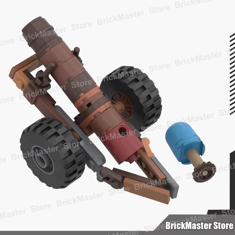 MOC Военная сцена: газовый бак – обзор и цена Lego Compatible Military Tank