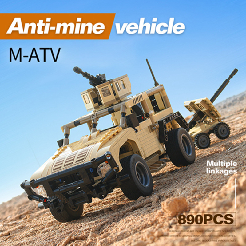 Конструктор MOC военный Hummer – обзор и цена Lego Compatible Military Tank