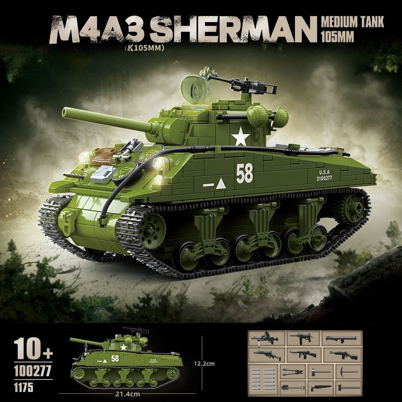 Новое военное оружие времен Вт – обзор и цена Lego Compatible Military Tank