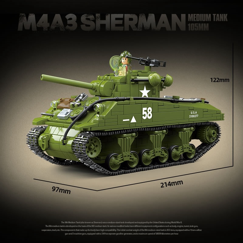 Новое военное оружие времен Вт – обзор и цена Lego Compatible Military Tank