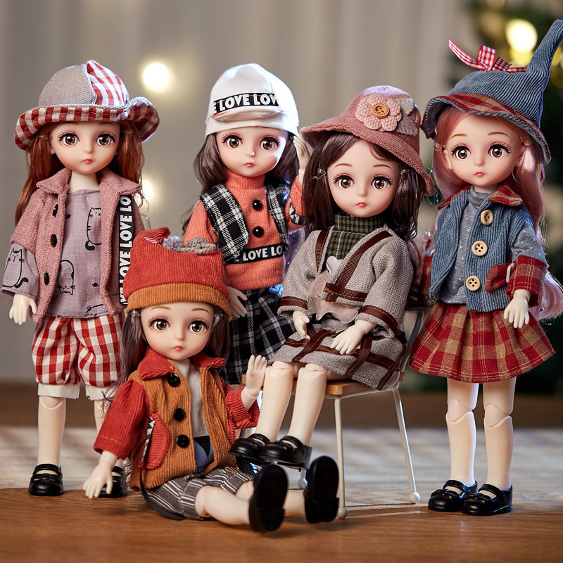 Кукла BJD 1/6, шарнирный полны – обзор и цена Bjd Doll 1 6 Full Set With Clothes