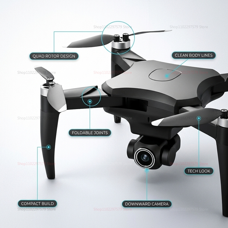 Мини-дрон YL01 с камерой 8K, п – обзор и цена Fpv Brushless Rc Drone 4K