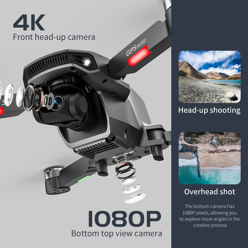 L106 Pro 3 Дрон 5G WIFI FPV Ск – обзор и цена Fpv Brushless Rc Drone 4K
