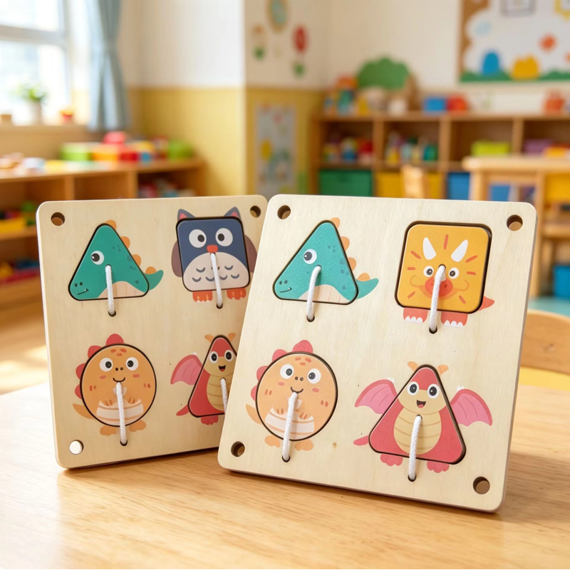 Деревянная развивающая доска М – обзор и цена Montessori Wooden Busy Board Toddler