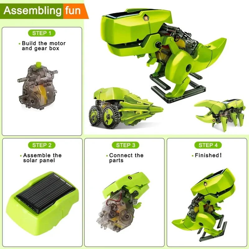 Набор для сборки солнечного ро – обзор и цена Stem Solar Robot Kit For Kids