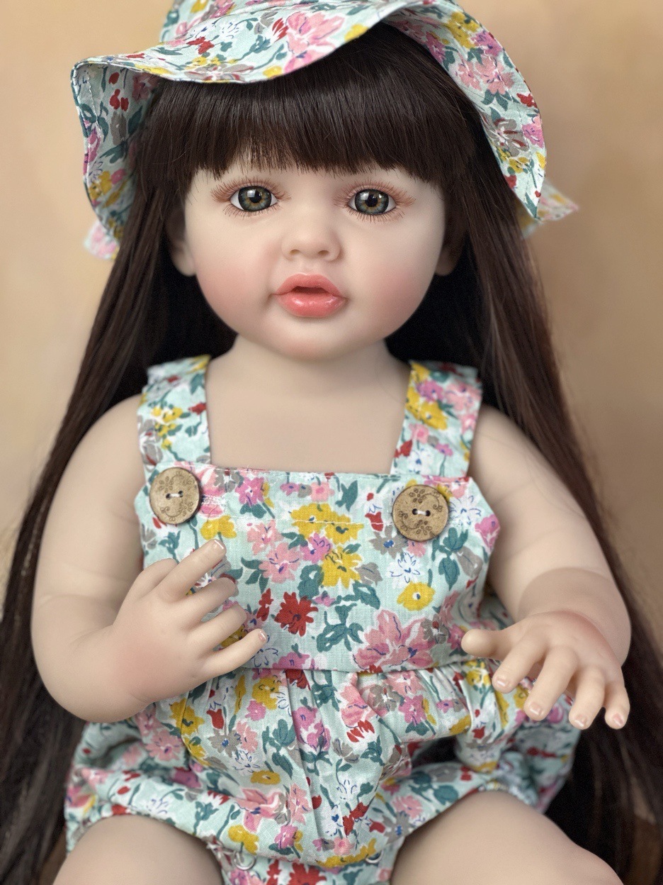 22-дюймовая приятная силиконов – обзор и цена Reborn Baby Doll Silicone Realistic