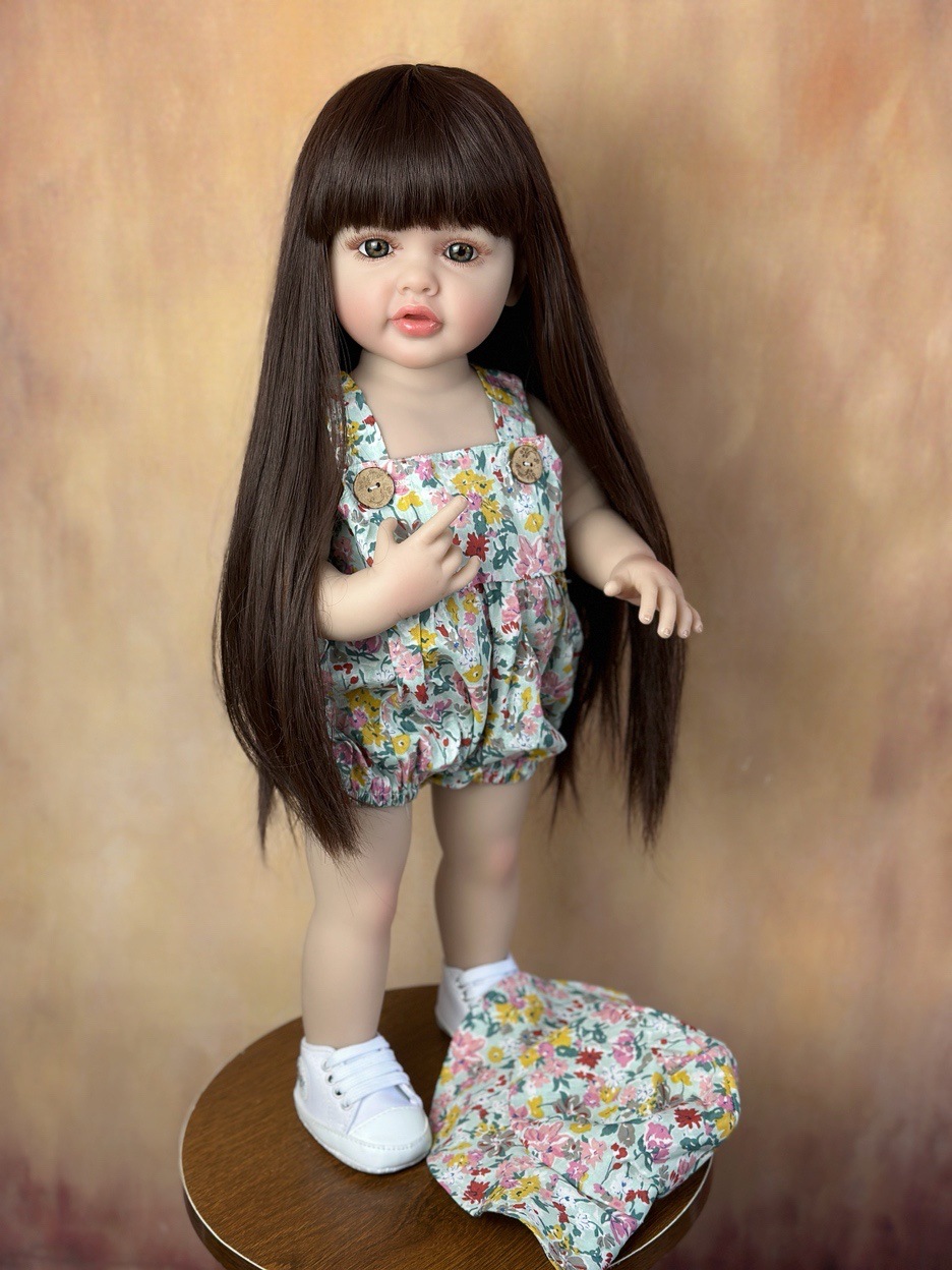 22-дюймовая приятная силиконов – обзор и цена Reborn Baby Doll Silicone Realistic