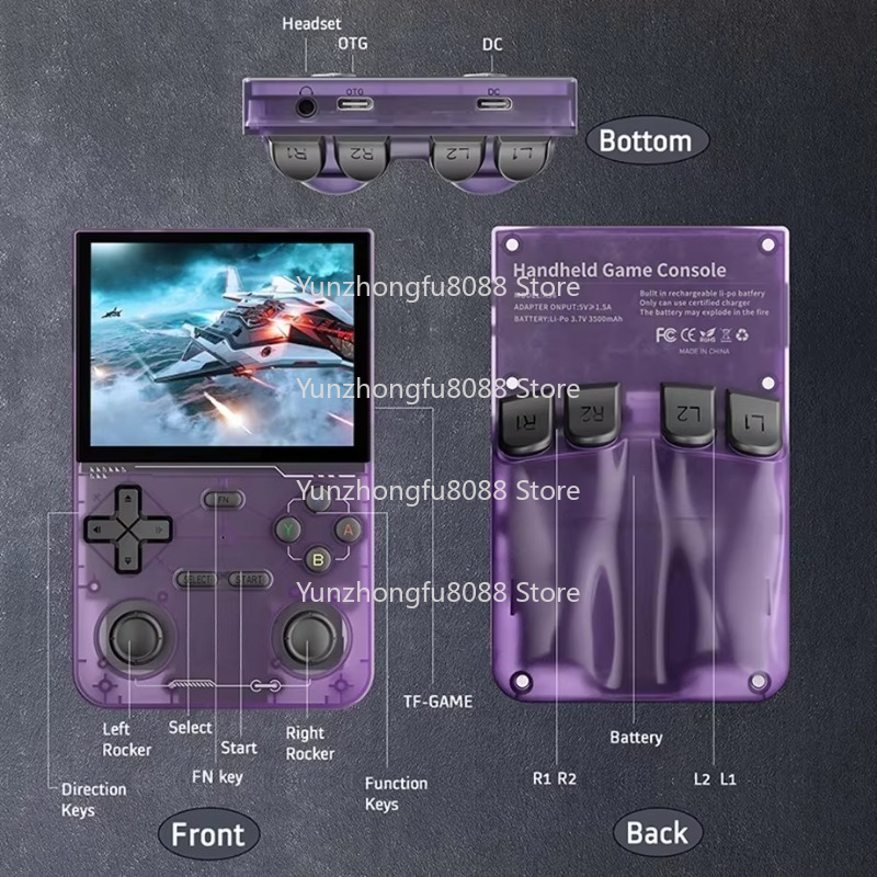 Портативная игровая консоль L  – обзор и цена Retro Handheld Game Console R36S