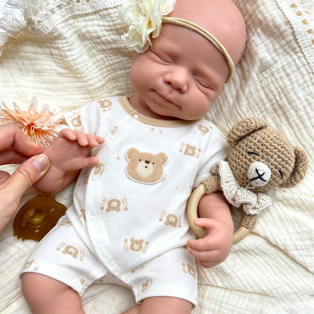 20-дюймовая неокрашенная силик – обзор и цена Reborn Baby Doll Silicone Realistic