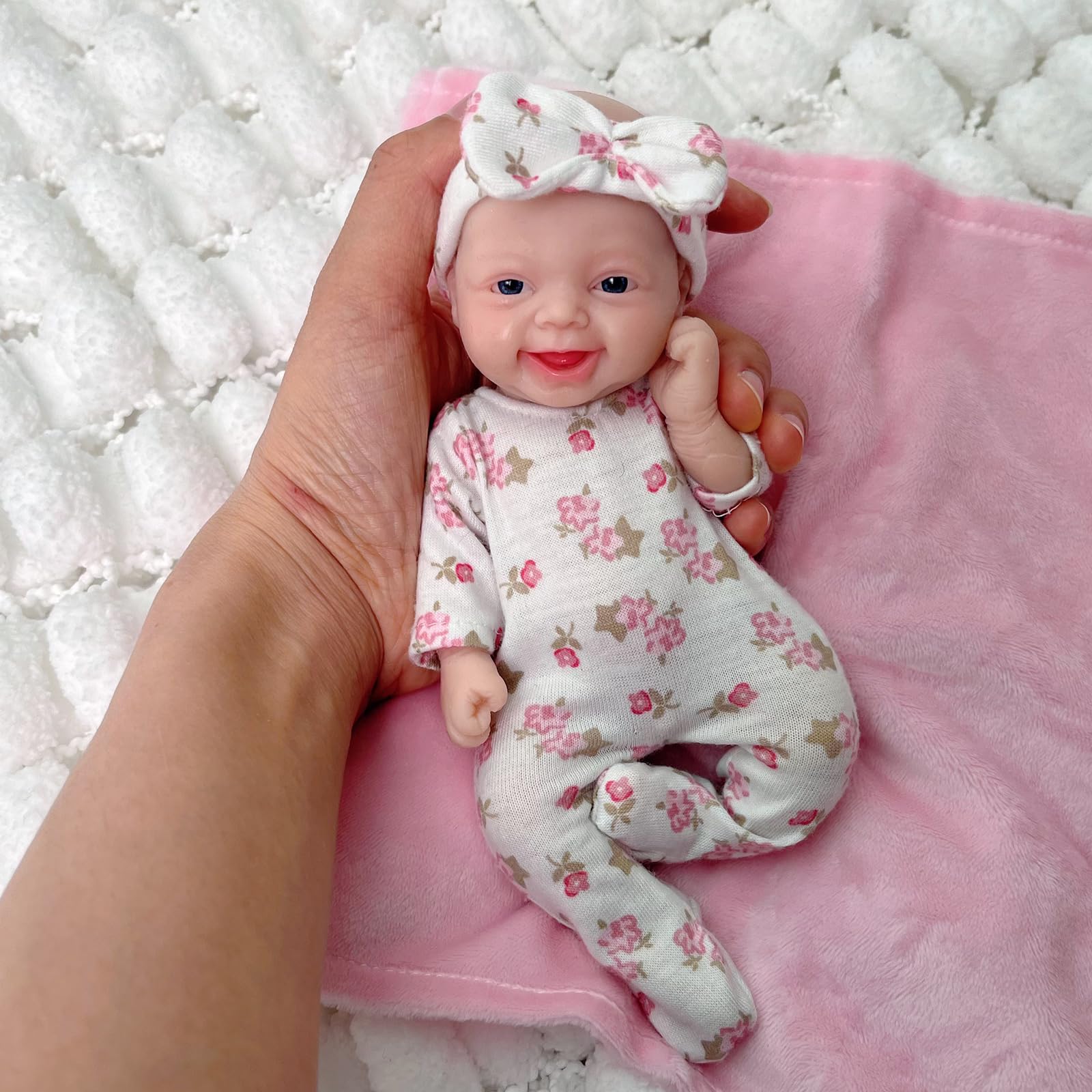 Blrags Reborn Baby Dolls 7-дюй – обзор и цена Reborn Baby Doll Silicone Realistic
