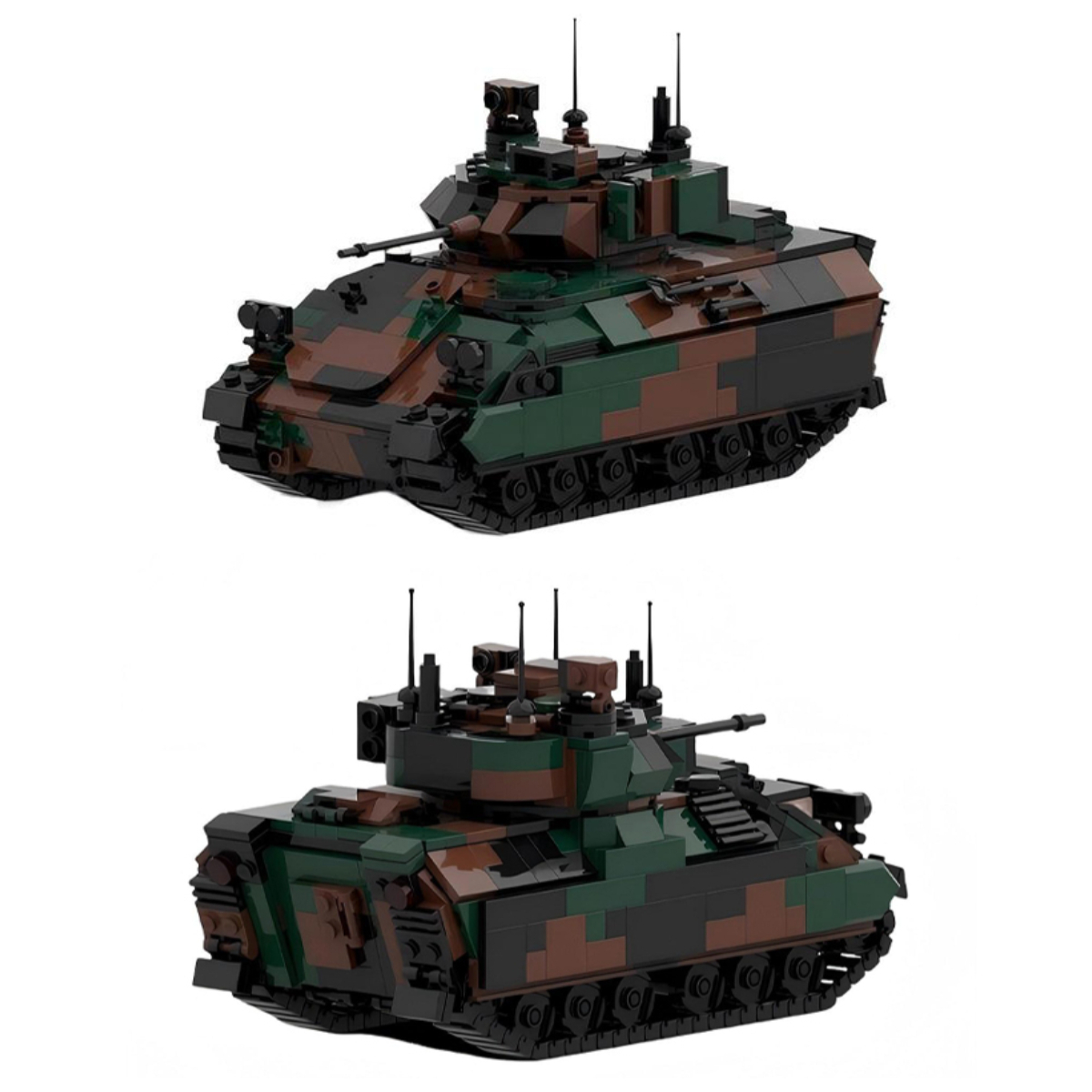 MOC военная серия, гусеничный  – обзор и цена Lego Compatible Military Tank
