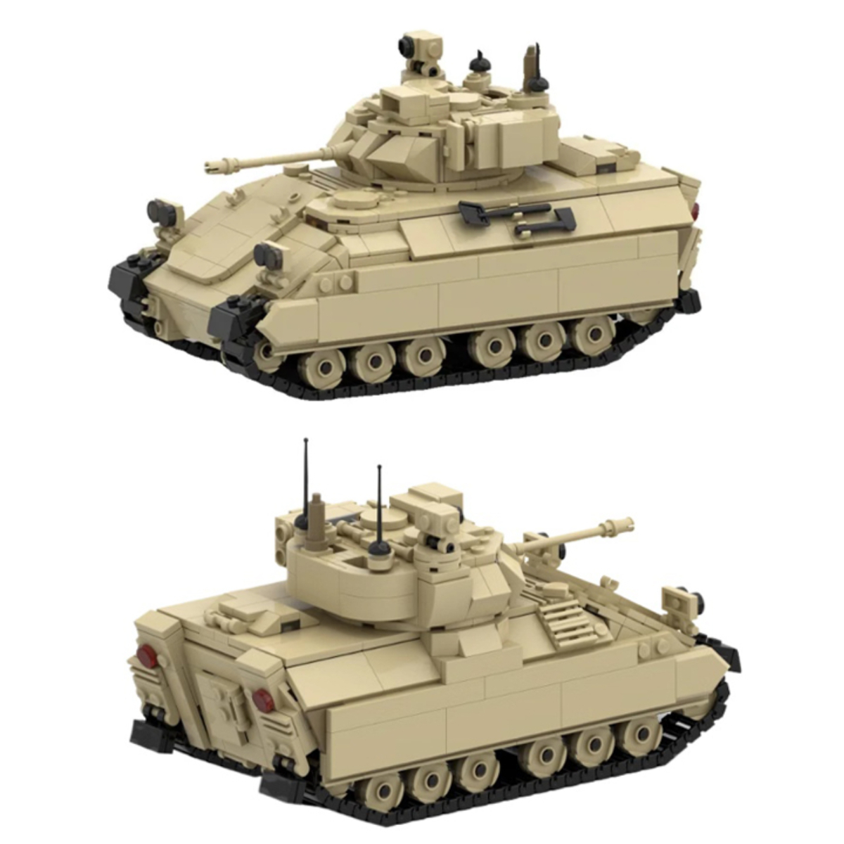 MOC военная серия, гусеничный  – обзор и цена Lego Compatible Military Tank