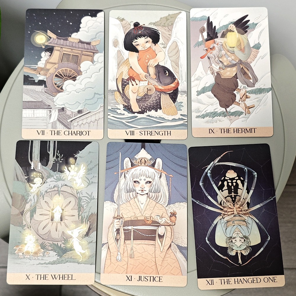 Карты Таро Йокай, 78 шт., япон – обзор и цена Tarot Cards Deck With Guidebook